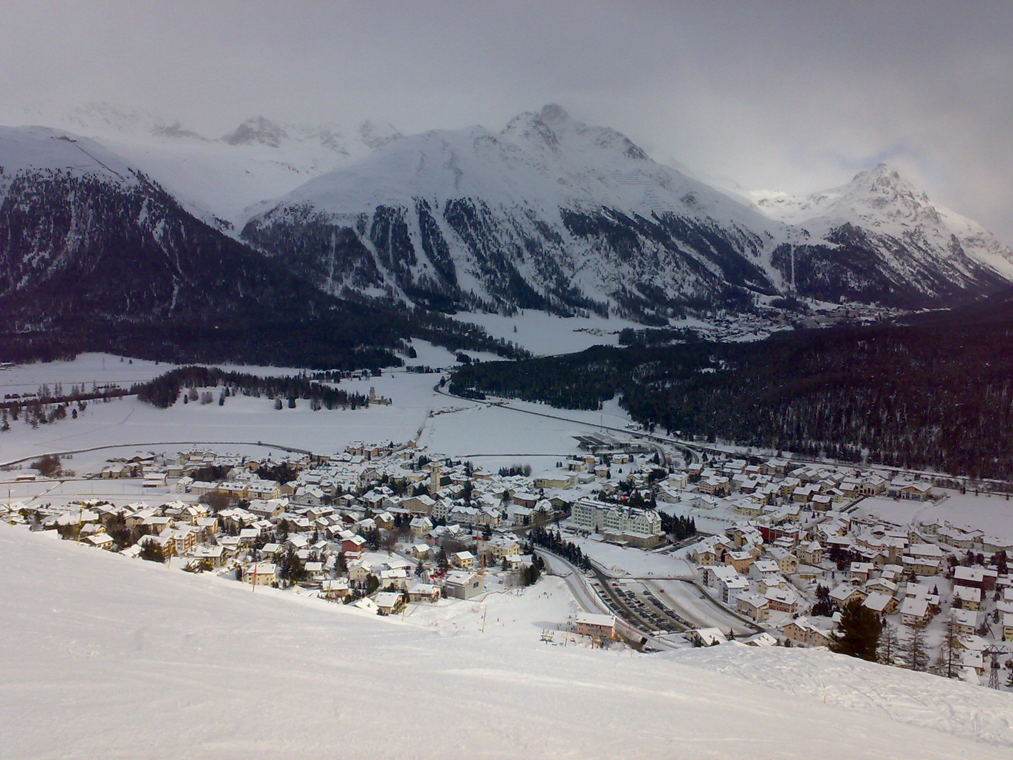 St. Moritz - View on Celerina